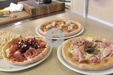 Le Pizze: "A modo mio" - "La sfera" - "Prosciutto e tartufo"
