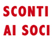 Sconti ai soci