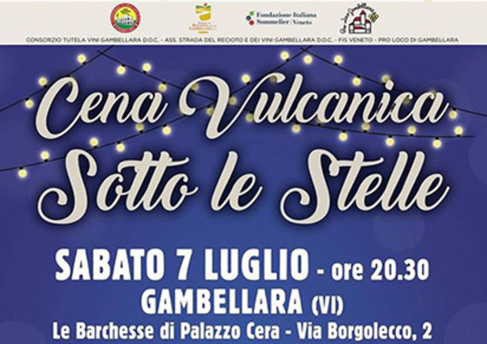 CENA VULCANICA SOTTO LE STELLE CENA VULCANICA SOTTO LE STELLE