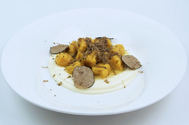 Gnocchetti di zucca con “Monte Faldo” mezzano e ta