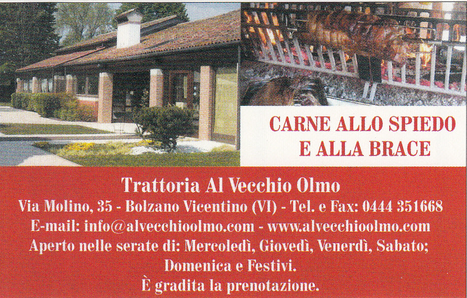 AL VECCHIO OLMO - TRATTORIA