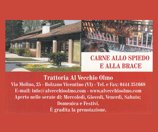 AL VECCHIO OLMO - TRATTORIA