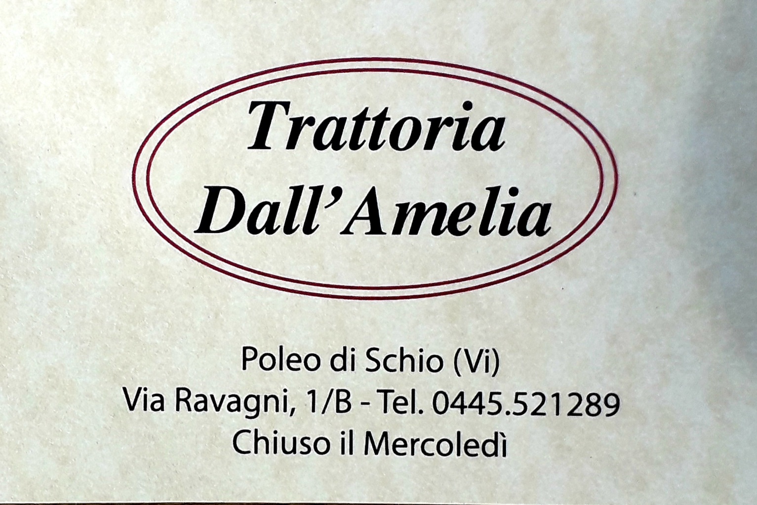 TRATTORIA DALL'AMELIA