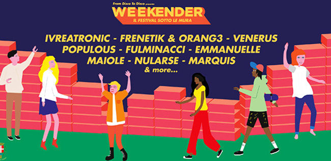 FROM DISCO TO DISCO WEEKENDER - IL FESTIVAL SOTTO LE MURA