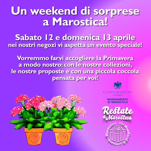UN WEEKEND DI PRIMAVERA!